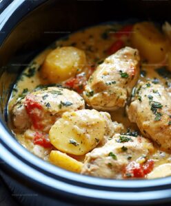 Italian Crockpot Chicken And Potatoes Recipe