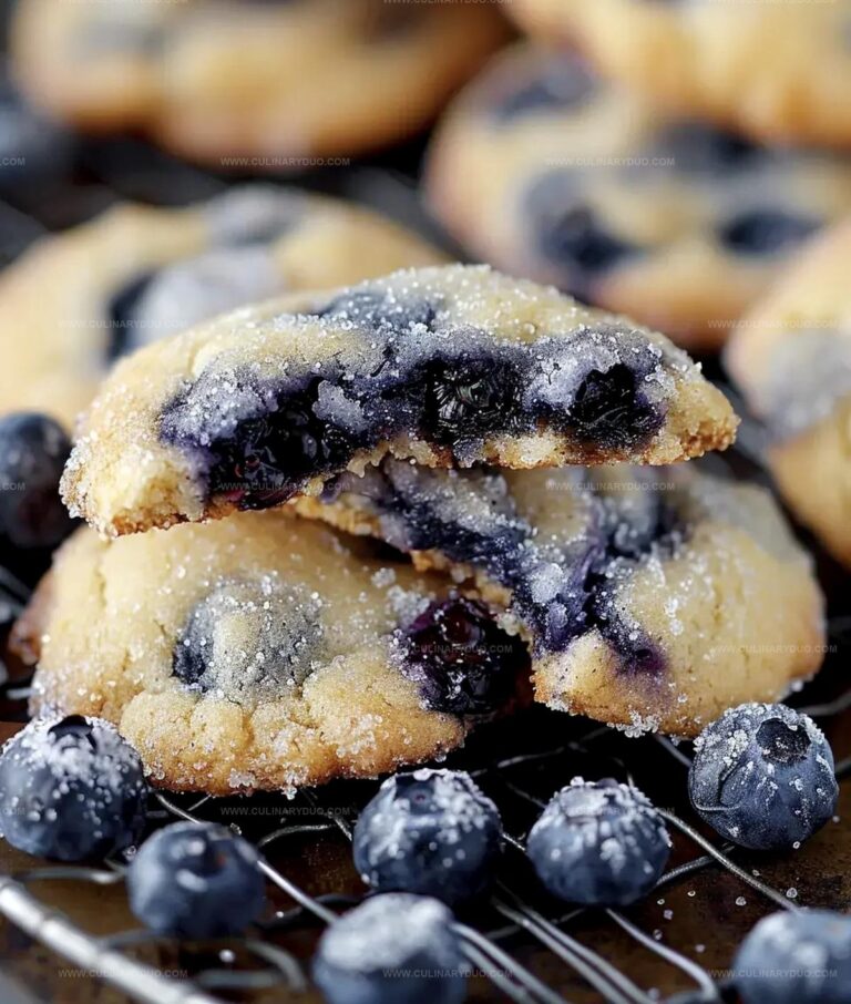 Gooey Blueberry Sugar Cookies Recipe