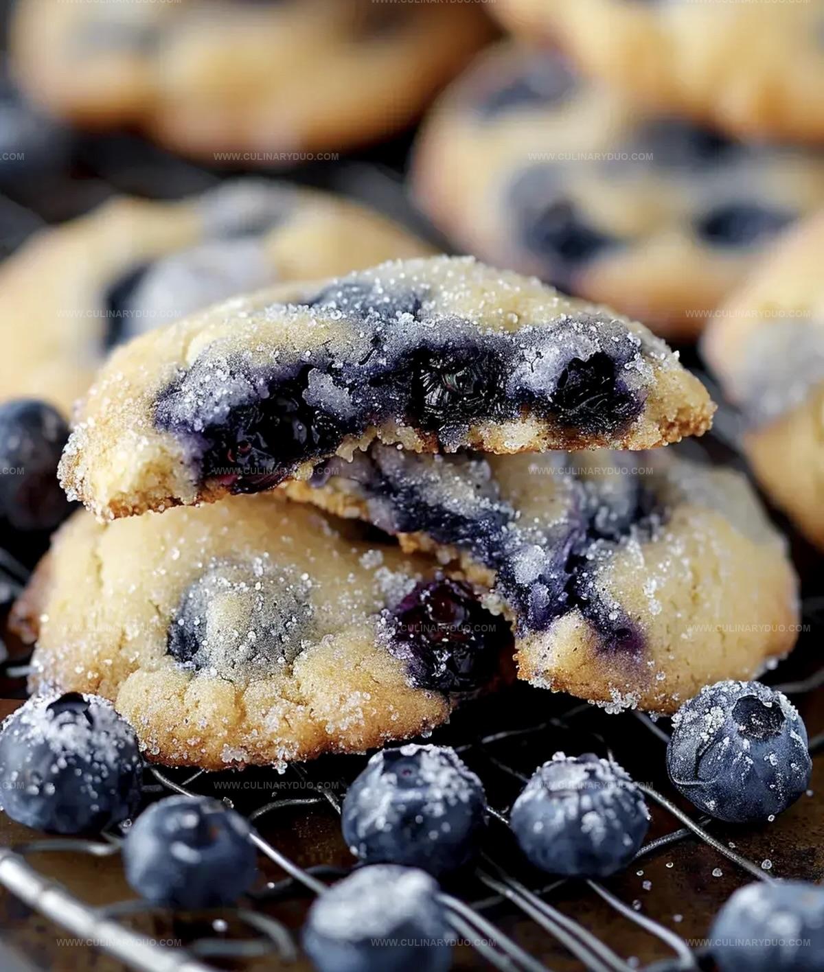 Gooey Blueberry Sugar Cookies Recipe