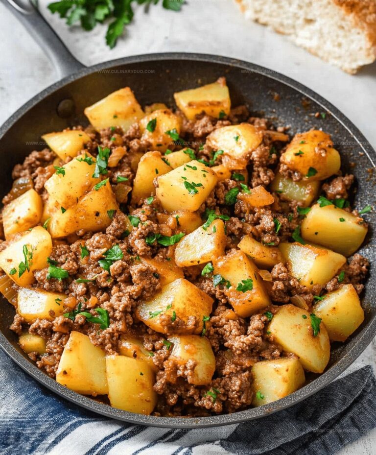 Ground Beef And Potatoes Skillet Recipe