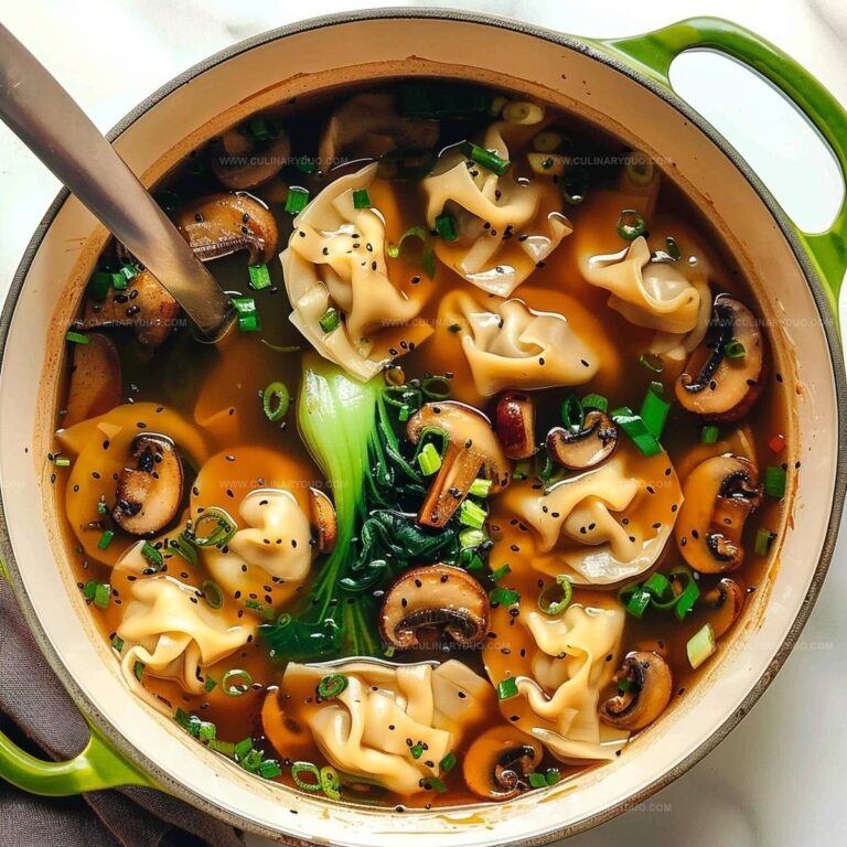 Shiitake and Potsticker Soup Recipe