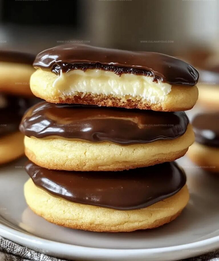 Boston Cream Pie Cookies Recipe