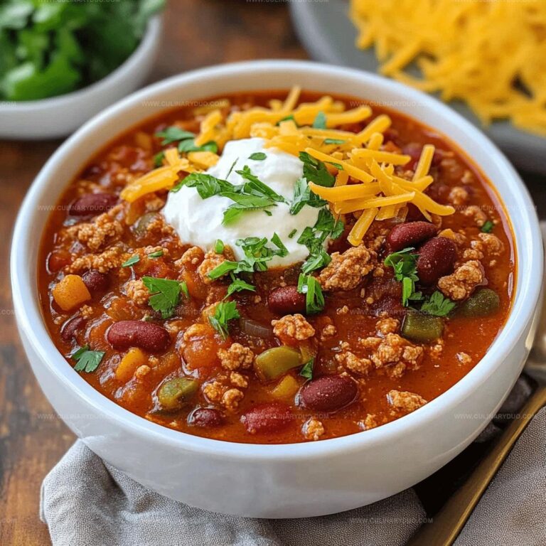 Easy Turkey Chili Recipe
