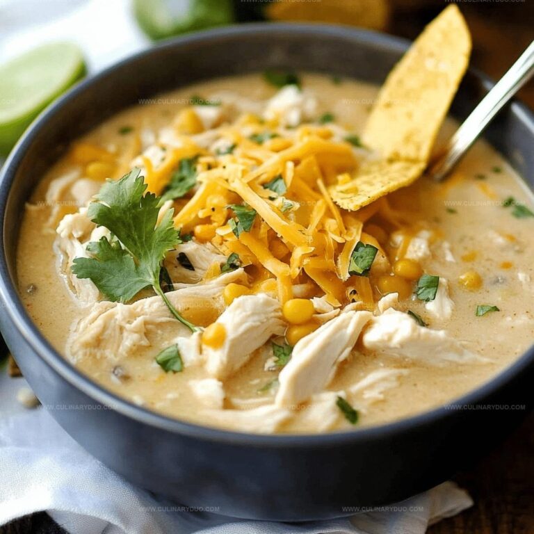 Creamy Crockpot White Chicken Chili Recipe