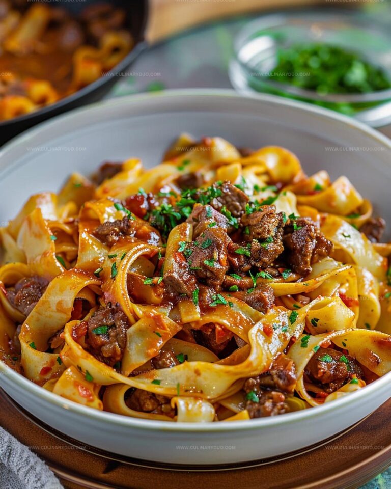 Italian Drunken Noodles Recipe