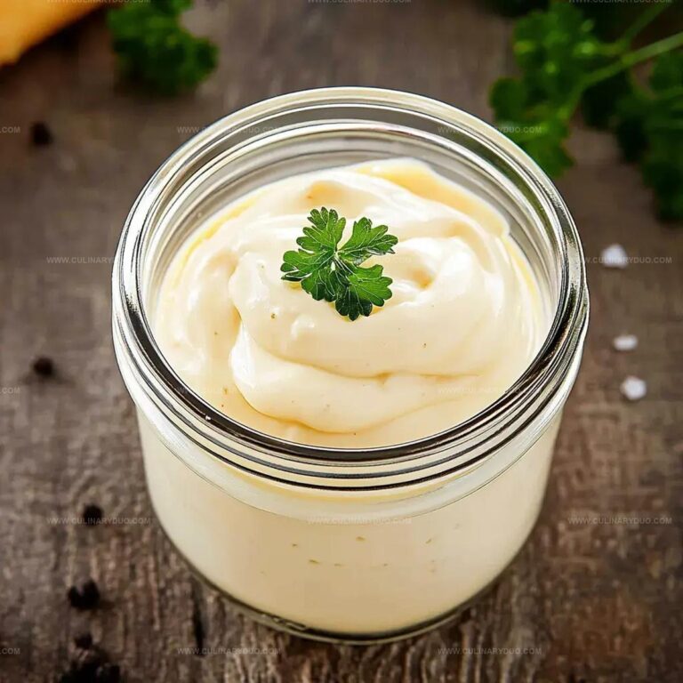 Homemade Mayonnaise Recipe