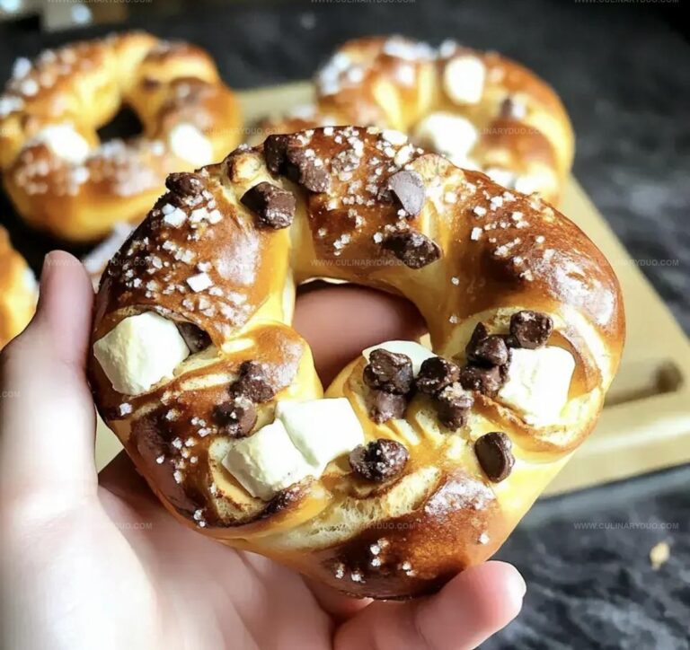 Smores Stuffed Pretzels Recipe
