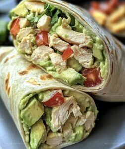 Avocado Chicken Salad Wrap Delight Recipe