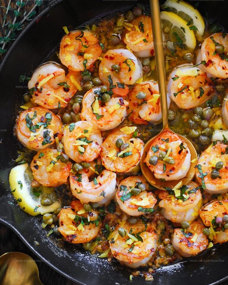 Shrimp Scampi with Capers Recipe