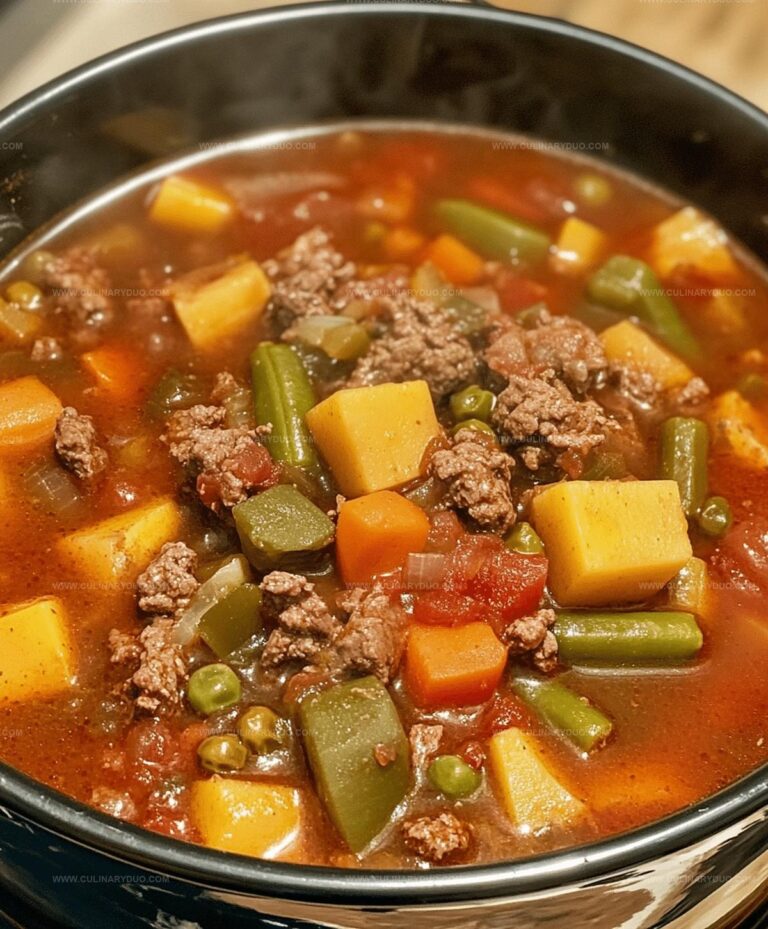 Vegetable Beef Soup Recipe