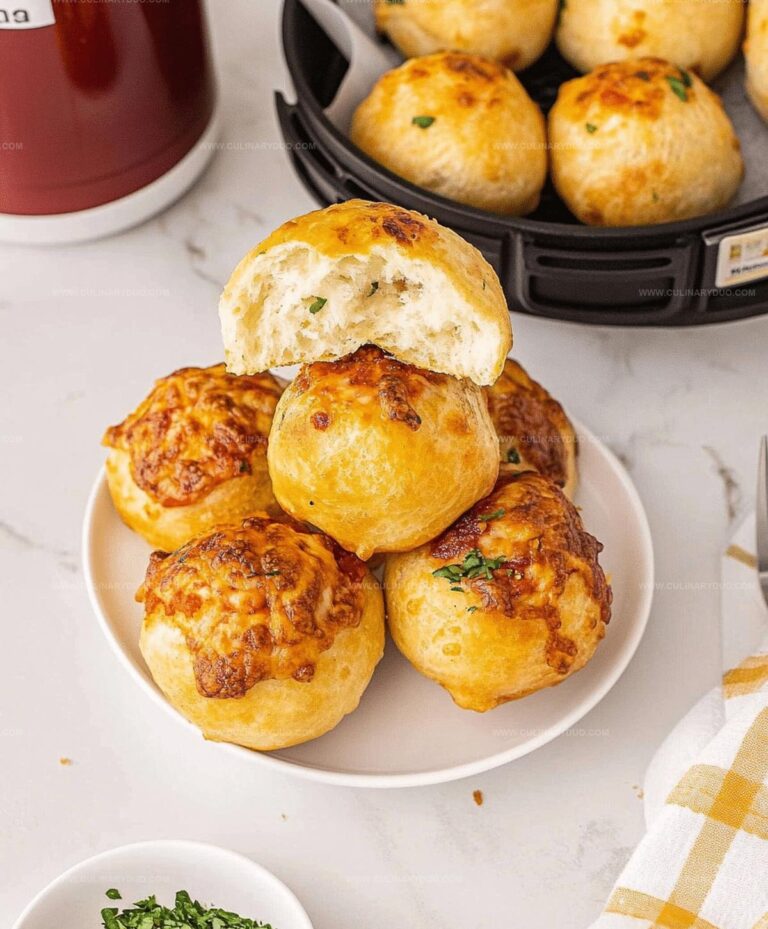 Air Fryer Pizza Bombs Recipe