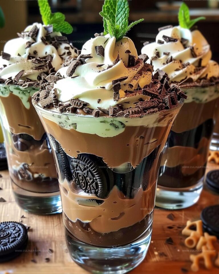 Baileys Chocolate Mint Pudding Parfaits Recipe