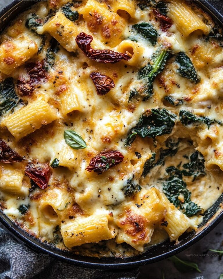 Creamy Butternut Squash Rigatoni Bake Recipe