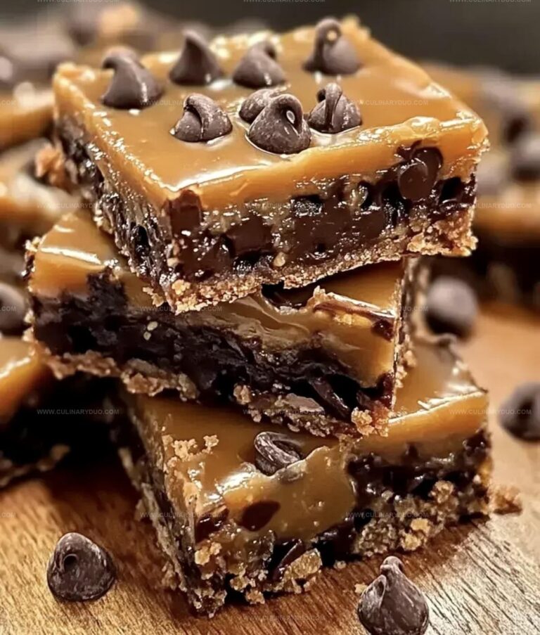 Chocolate Chip Caramel Bars Recipe