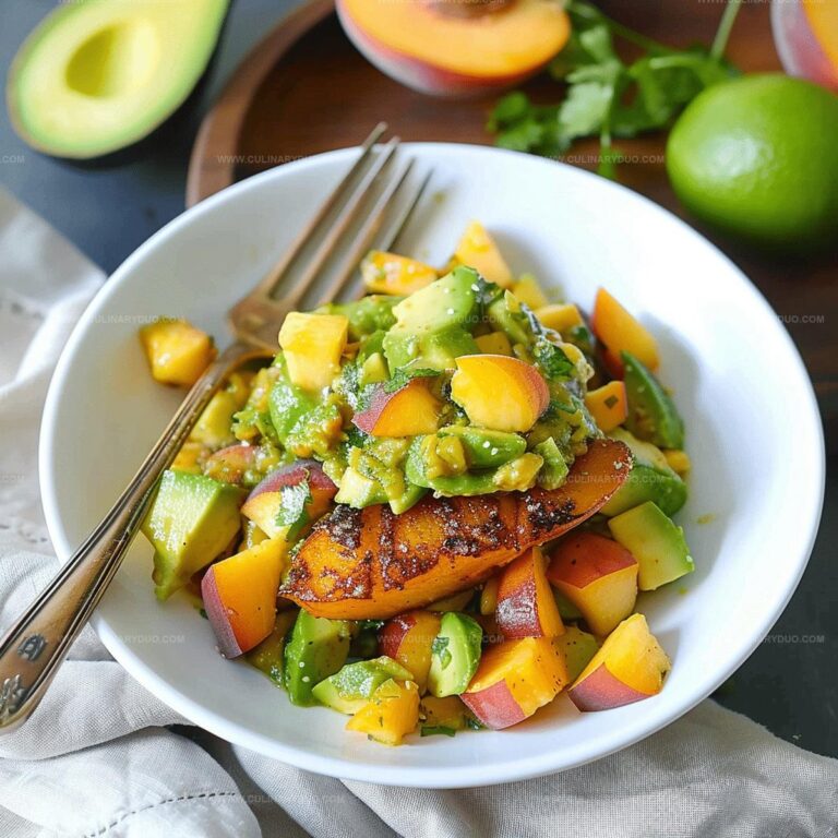 Avocado Peach Salsa Recipe