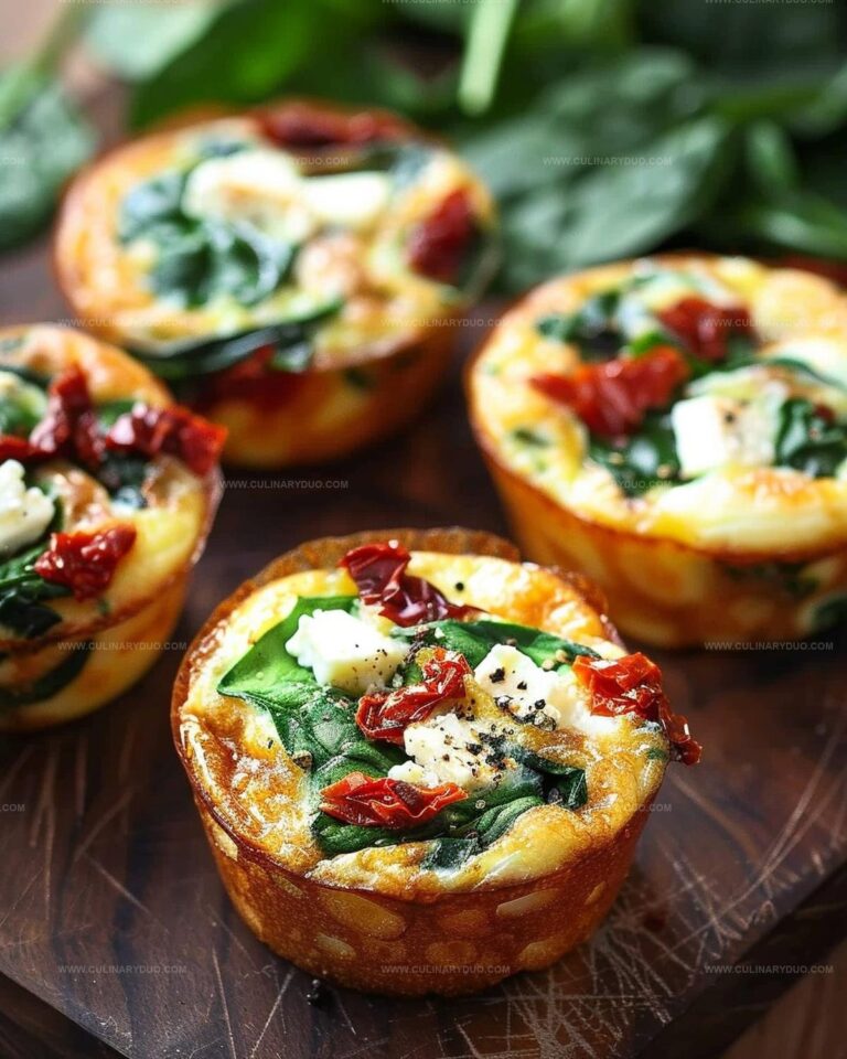 Mediterranean Delight Egg Muffin Cups Recipe