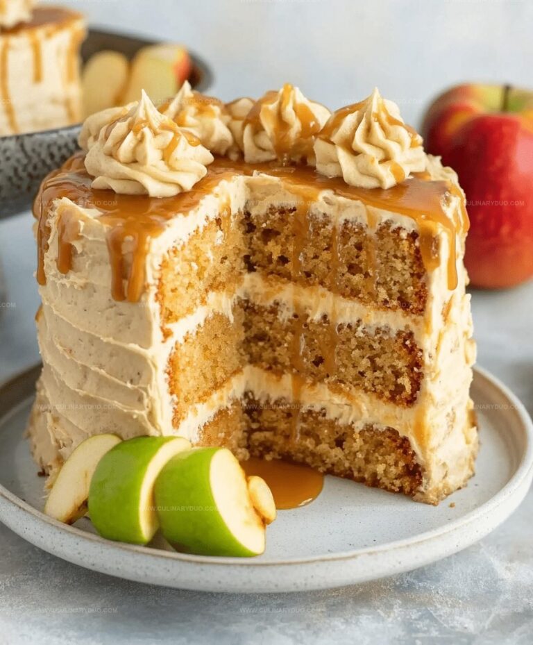 The Best Caramel Apple Spice Cake Recipe