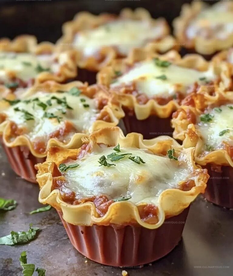 Petite Lasagna Cups Recipe