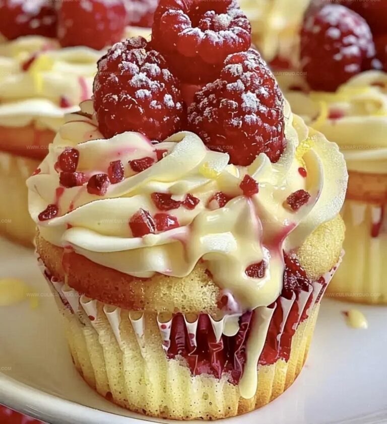 Raspberry Lemon Heaven Cupcakes Recipe
