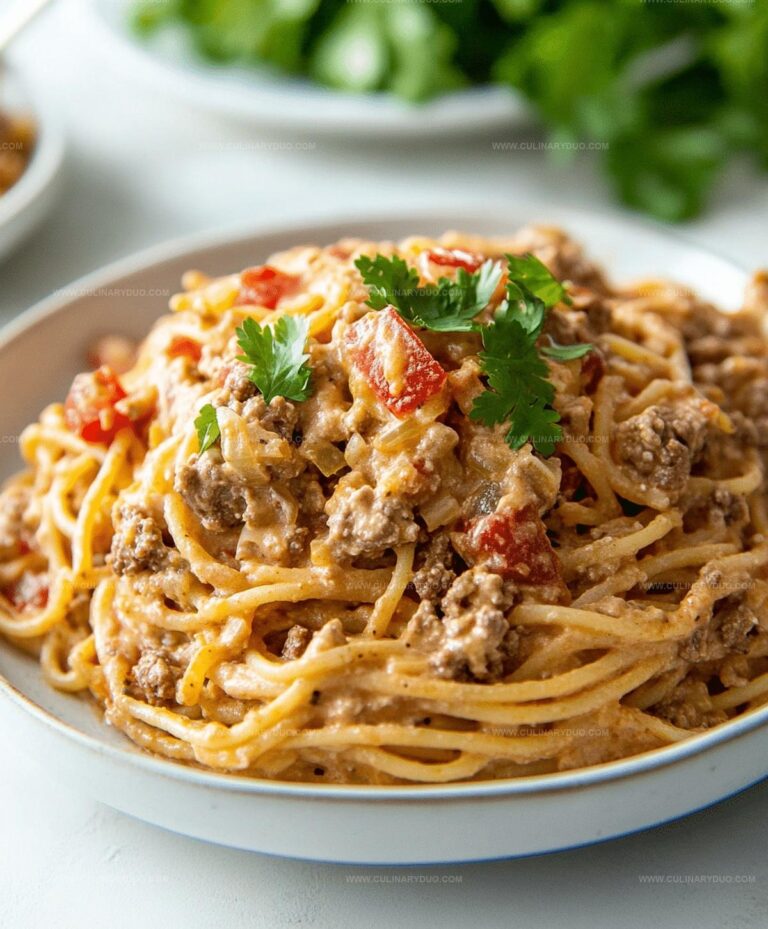 Crockpot Taco Spaghetti Recipe