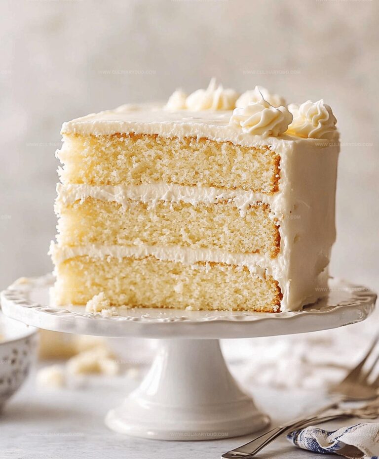 New Favorite White Layer Cake Recipe