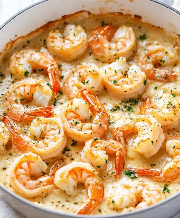 Delicious Garlic Shrimp Gratin Recipe