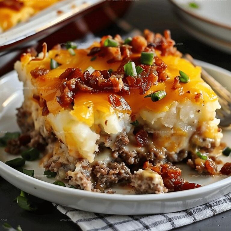 Loaded Potato and Meatloaf Casserole Recipe