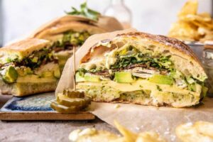 Pesto Turkey and Avocado Bacon Sandwich Recipe