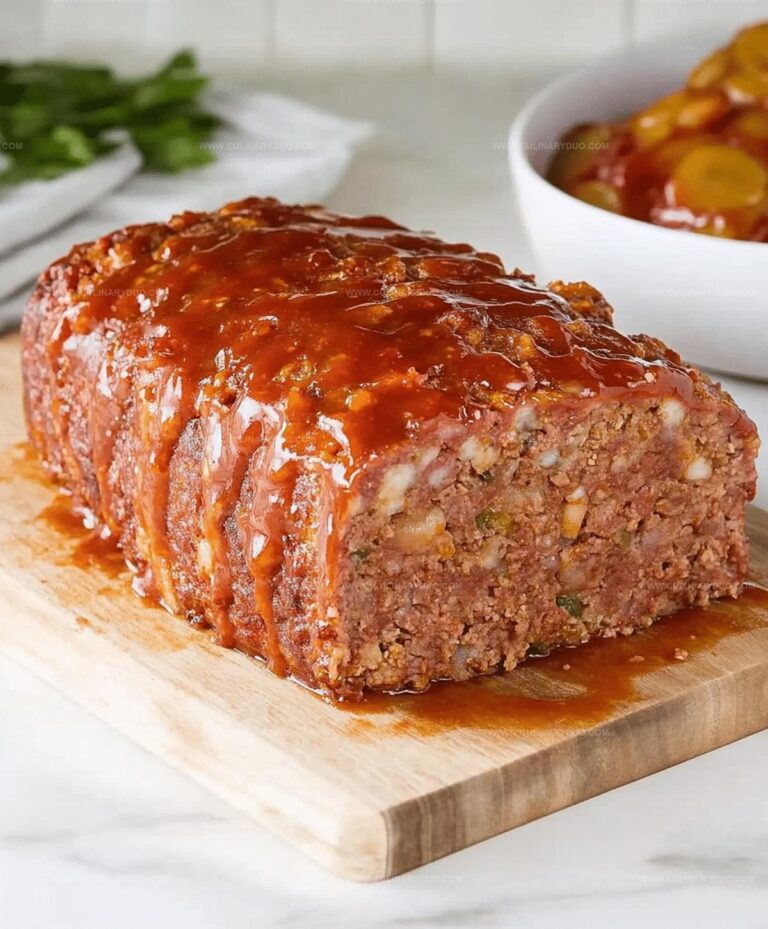 Easy Copycat Cracker Barrel Meatloaf Recipe