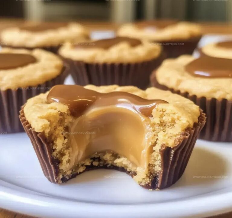 Caramel Peanut Butter Cookie Cups Recipe