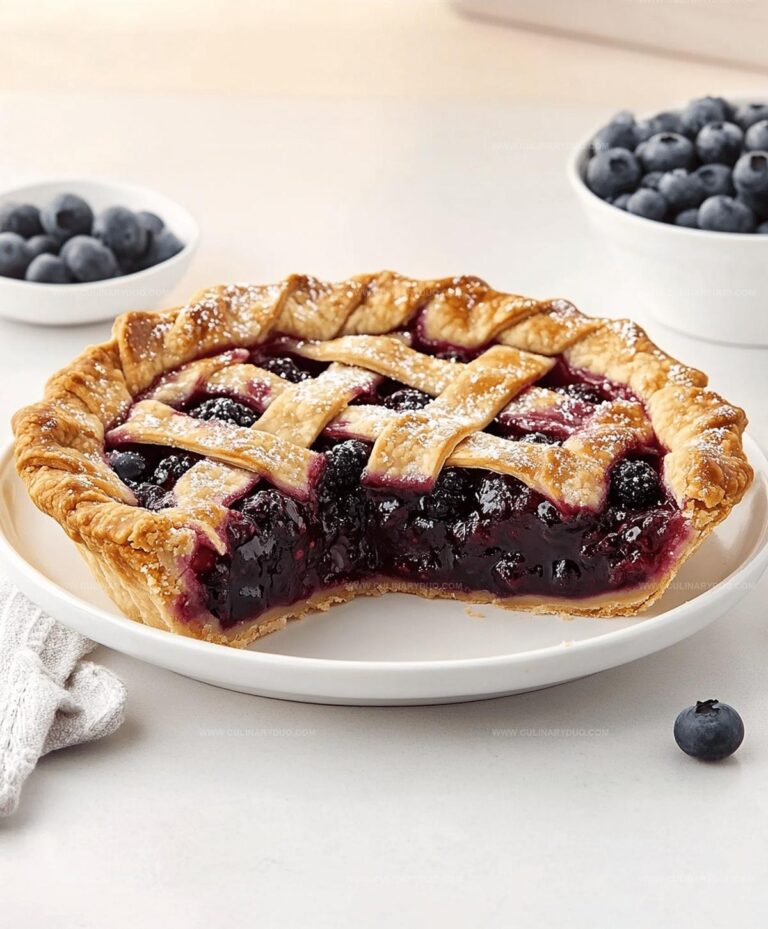 Triple Berry Pie Recipe