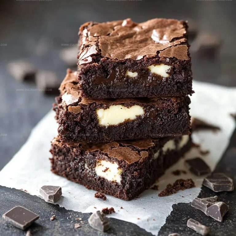 Triple Chocolate Brownies Recipe