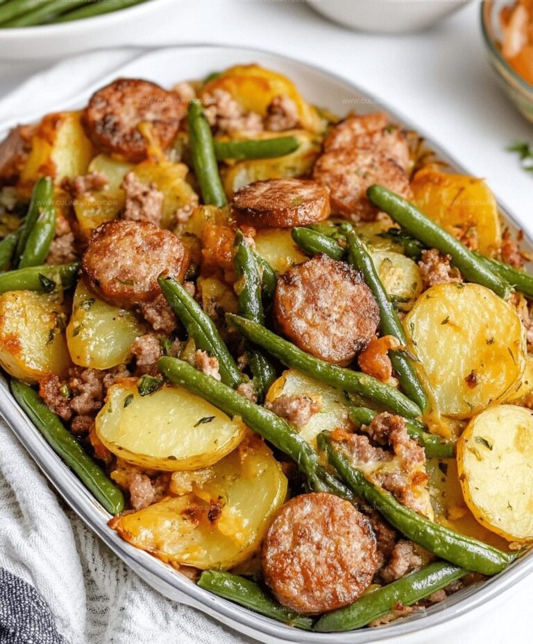 Sausage Green Bean Potato Casserole Recipe