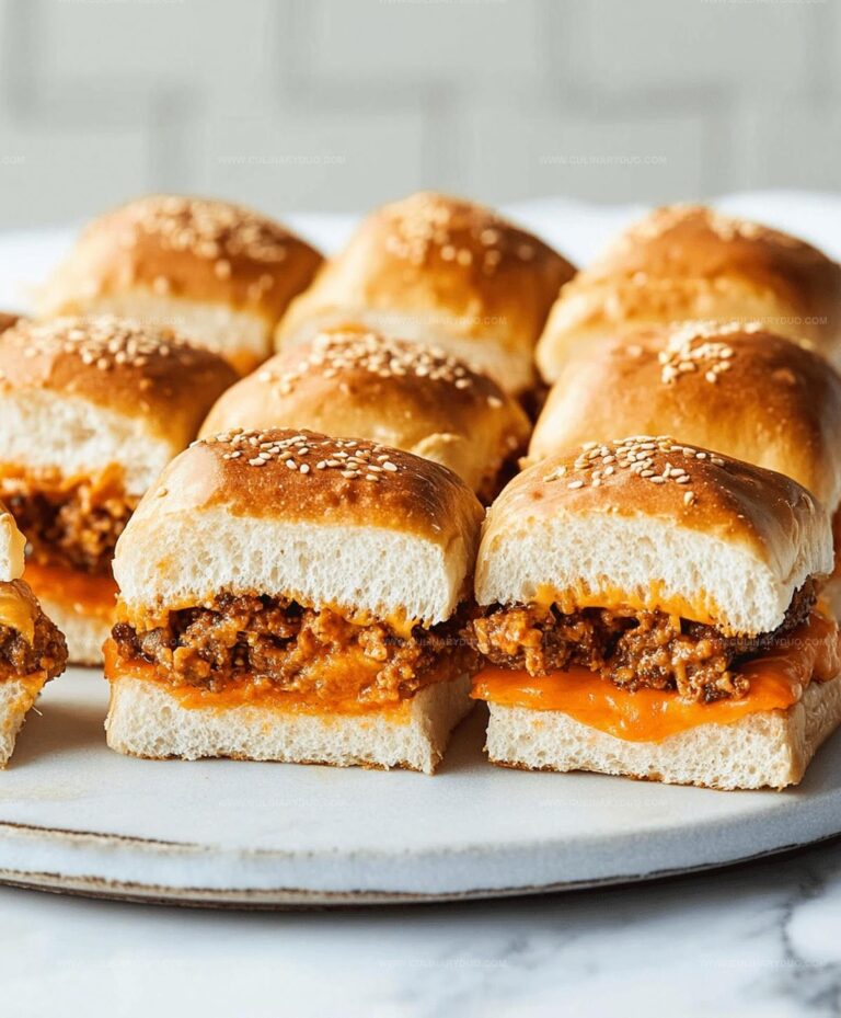 Cheeseburger Sliders With Hawaiian Rolls Recipe