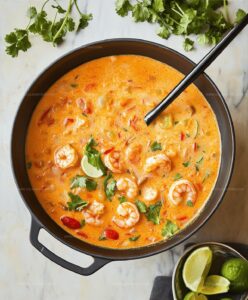 Quick And Spicy Shrimp Soup Recipe