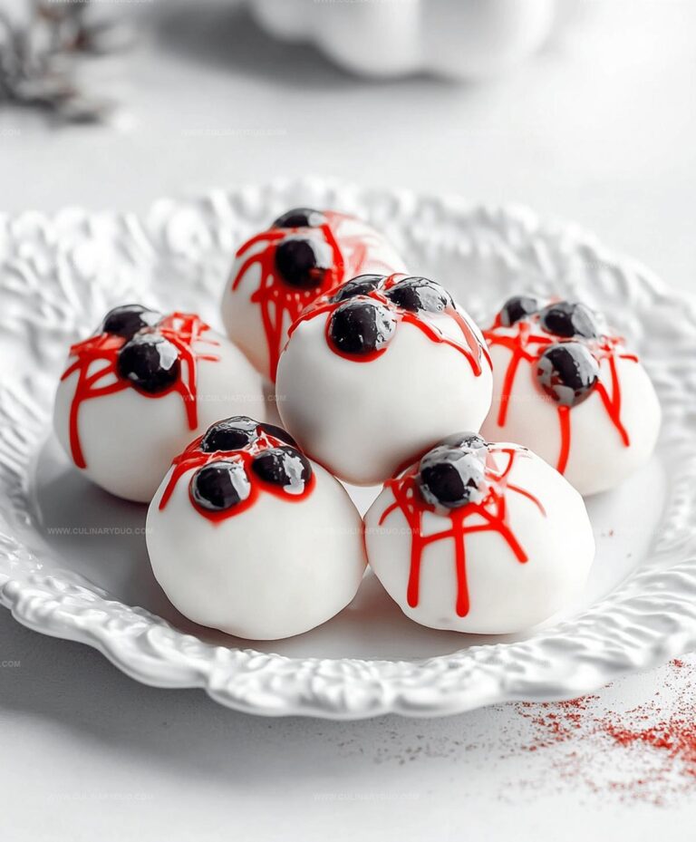 Halloween Bloodshot Eyeballs Candy Recipe