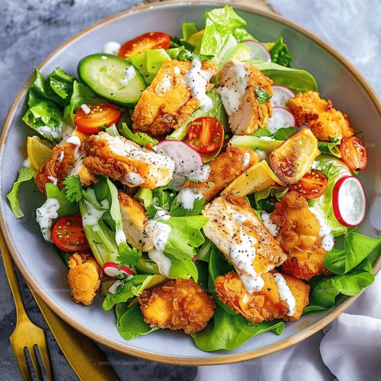 Crispy Chicken Caesar Salad Recipe