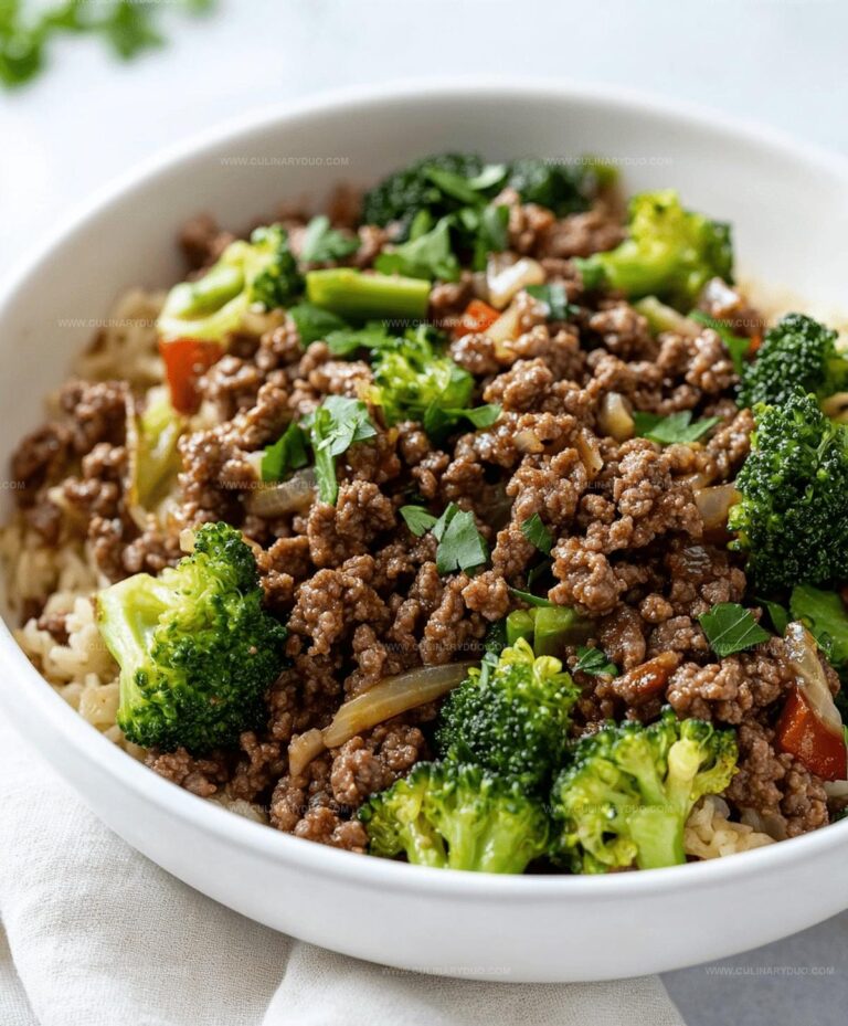 Ground Beef And Broccoli Recipe