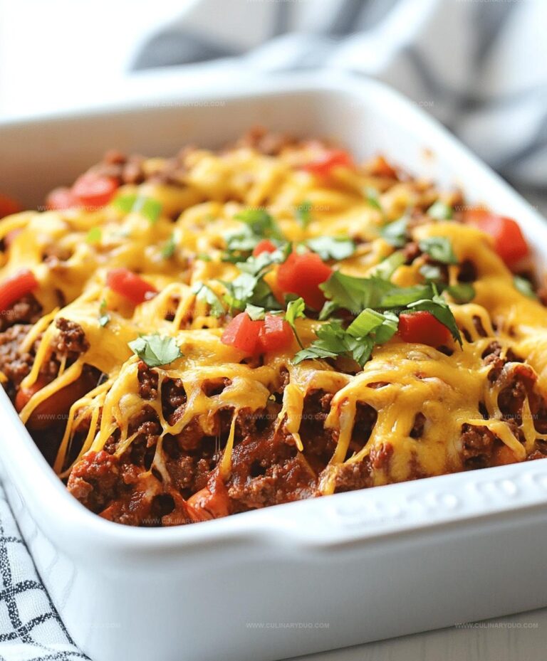 Easy Chili Hot Dog Casserole Recipe