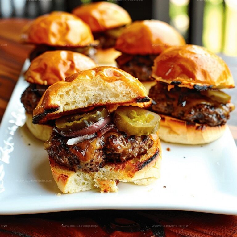 Slider-Style Mini Burgers Recipe