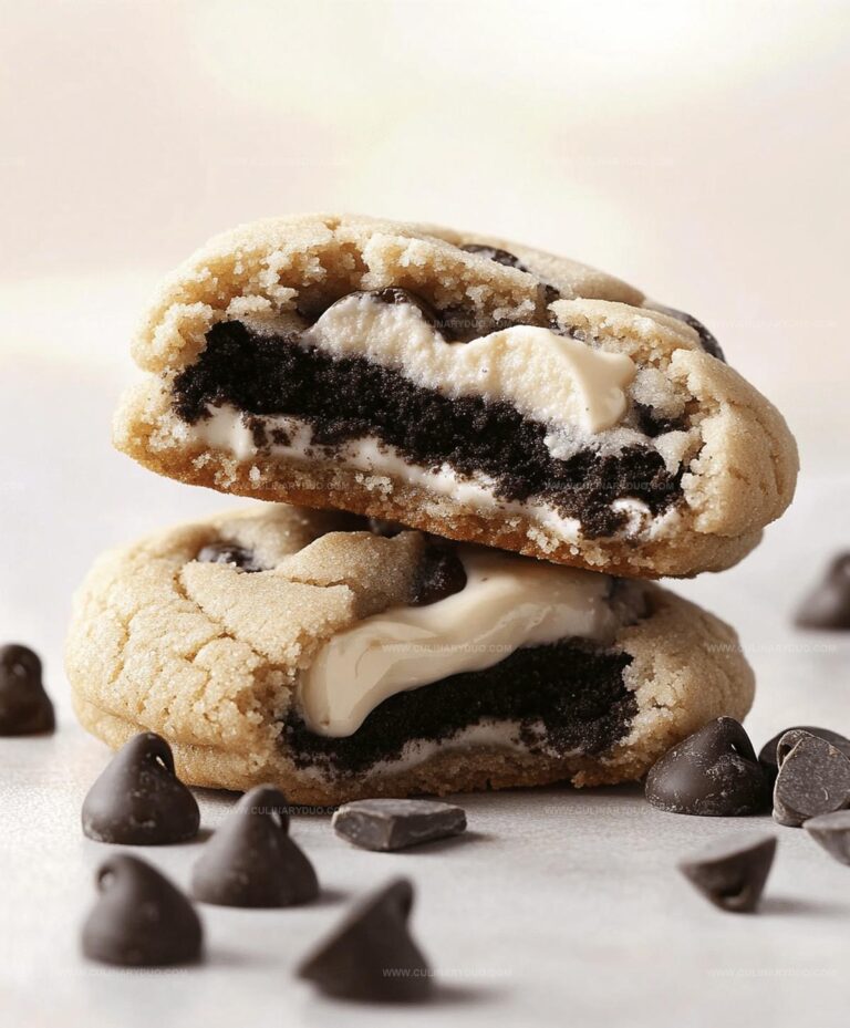 Oreo Stuffed Chocolate Chip Cookies Recipe