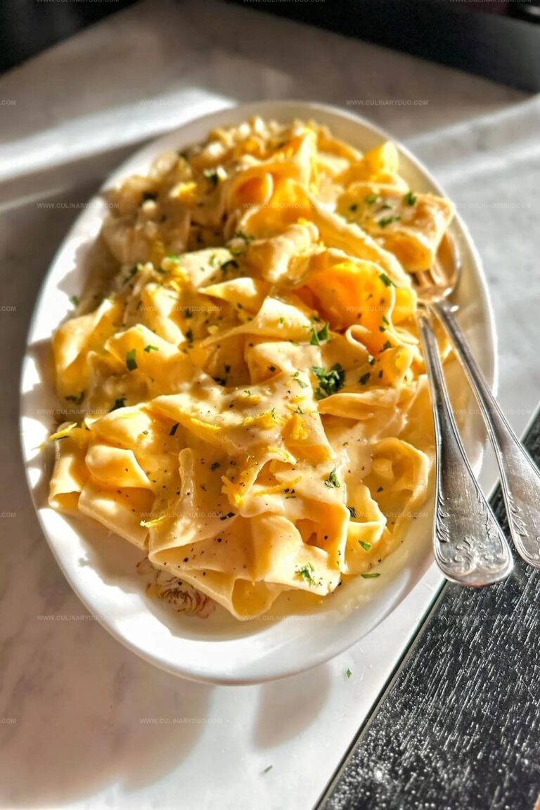 Pappardelle al Limone (Creamy Lemon Pasta) Recipe