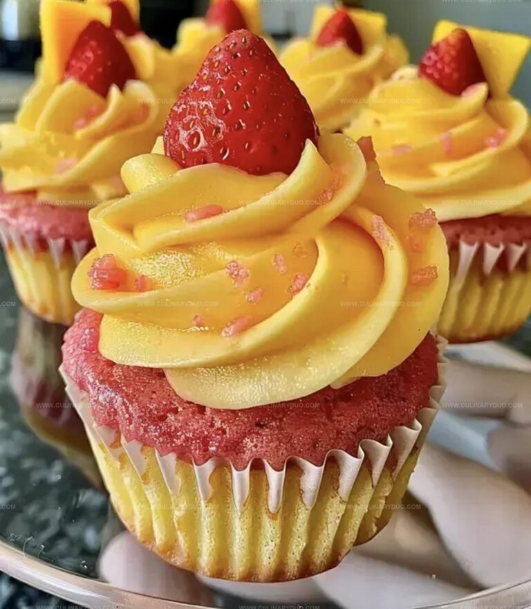Strawberry Mango Margarita Cupcakes Recipe