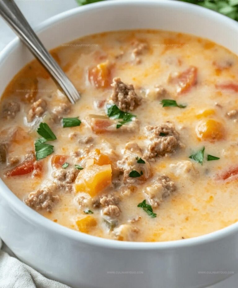 The Best Cheeseburger Soup Recipe