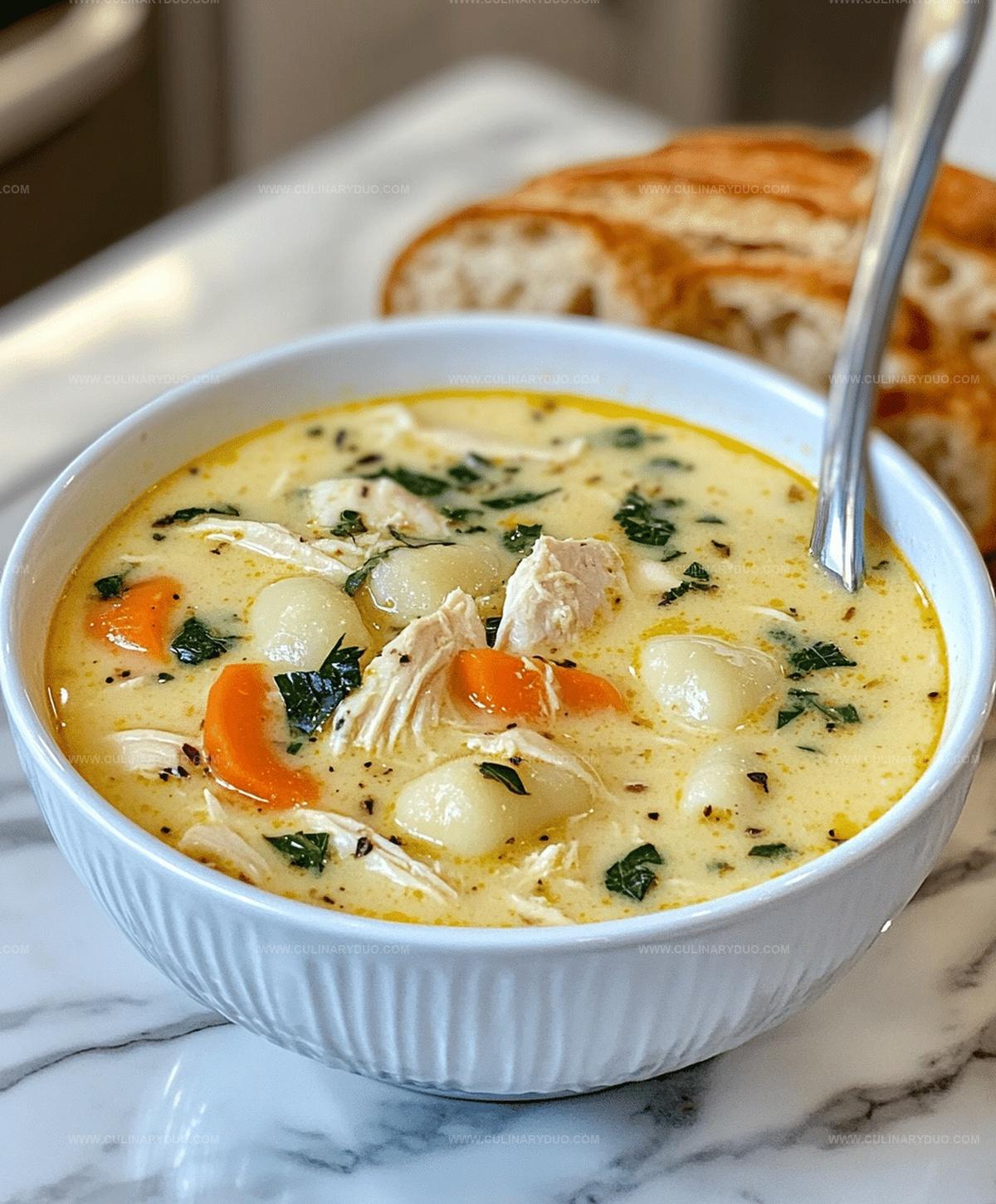30-minute Homemade Chicken Gnocchi Soup Recipe