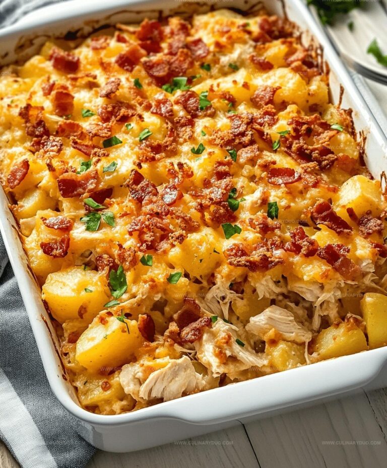 Chicken Bacon Ranch Casserole With Potatoes Recipe