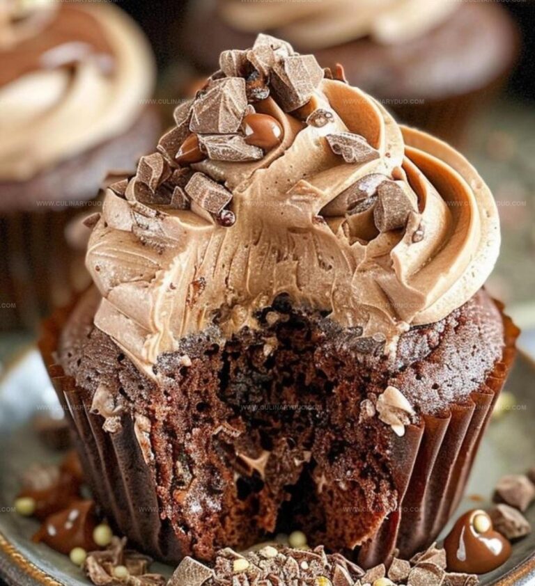 Nutella Chocolate Cupcakes Recipe