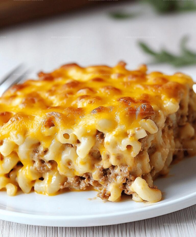 Mac and Cheese Meatloaf Casserole Recipe