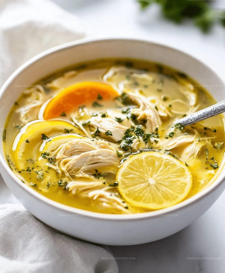 Lemon Chicken Soup Recipe