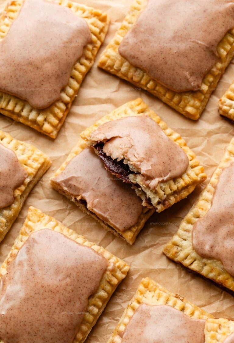 Homemade Frosted Brown Sugar Cinnamon Pop Tarts Recipe